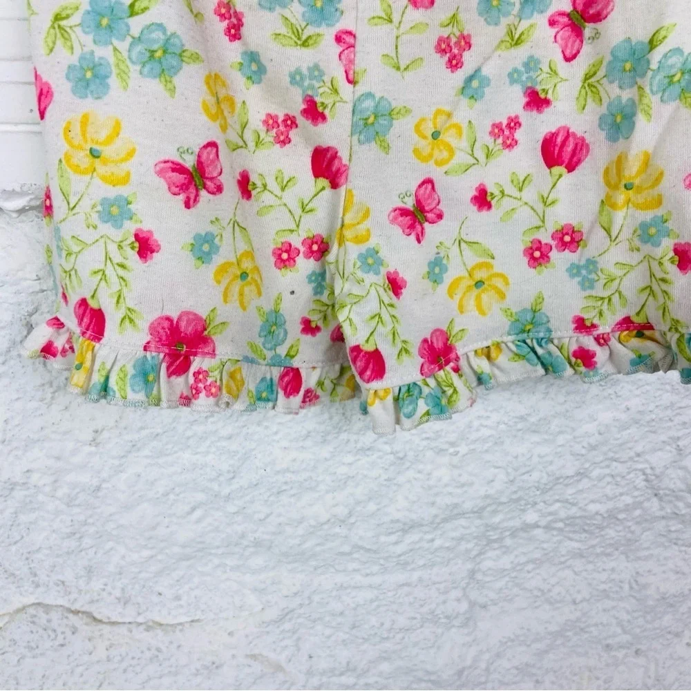 Unbranded colorful Floral ruffle Print Shorts size 2T